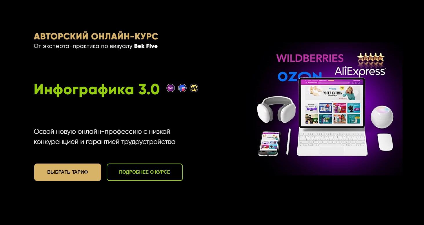 [Bek-Five] Инфографика 3.0. Тариф Базовый (Бек Якубов)