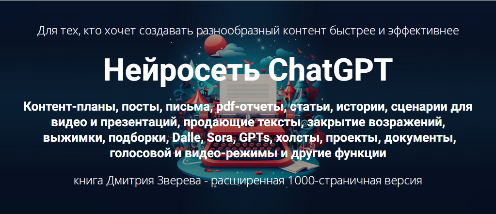 Нейросеть ChatGPT. Расширенная версия (Дмитрий Зверев) Нейросеть ChatGPT. Расширенная версия (Дмитрий Зверев)