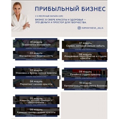 Прибыльный бизнес. Юлия Куманяева Прибыльный бизнес. Юлия Куманяева