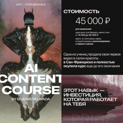 AI content course. Июнь 2025. Елизавета Ливада AI content course. Июнь 2025. Елизавета Ливада