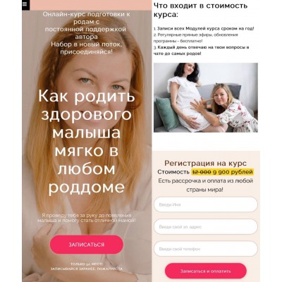 Онлайн-курс подготовки к родам. Родить здорового малыша мягко в любом роддоме. Наталья Удалова Онлайн-курс подготовки к родам. Родить здорового малыша мягко в любом роддоме. Наталья Удалова