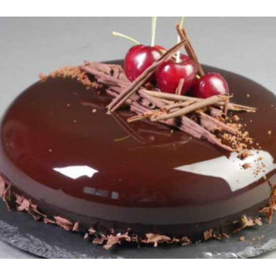 Муссовый торт с зеркальной глазурью Вишня 3-d. Елена Крохмаль, Pastry School Муссовый торт с зеркальной глазурью Вишня 3-d. Елена Крохмаль, Pastry School