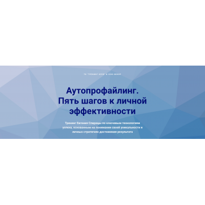 Аутопрофайлинг. Пять шагов к личной эффективности. Евгений Спирица Аутопрофайлинг. Пять шагов к личной эффективности. Евгений Спирица