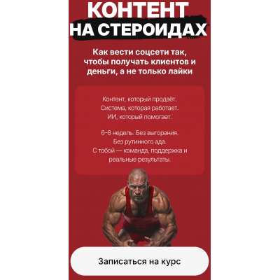 Контент на стероидах. Как вести соцсети так, чтобы получать клиентов и деньги, а не только лайки. Тариф Лекции. Наталия Анарбаева Контент на стероидах. Как вести соцсети так, чтобы получать клиентов и деньги, а не только лайки. Тариф Лекции. Наталия Анарбаева