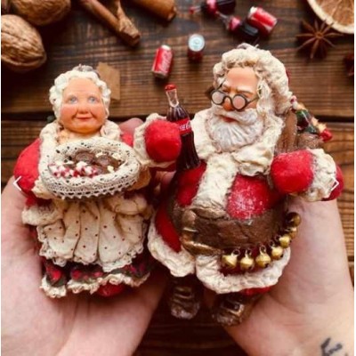 Санта Клаус. Уникальный образ из иллюстраций. Mr. and ms. Claus. maika_polosataya
