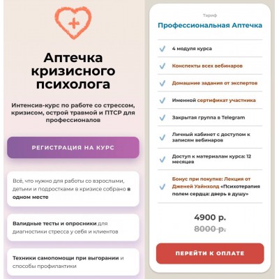 Интенсив-курс "Аптечка кризисного психолога". Олег Перепелица, Вера Бутова, Татьяна Фишер Интенсив-курс "Аптечка кризисного психолога". Олег Перепелица, Вера Бутова, Татьяна Фишер
